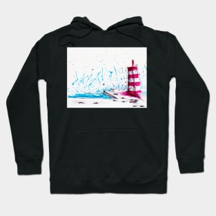 Algarve Watercolor painting Hoodie